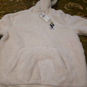 Polo Ralph Lauren  Logo-Embroidered Curly Pile Fleece Hoodie